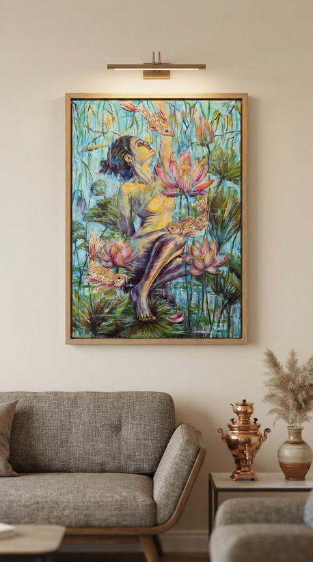 تابلو نقاشی پری دریایی