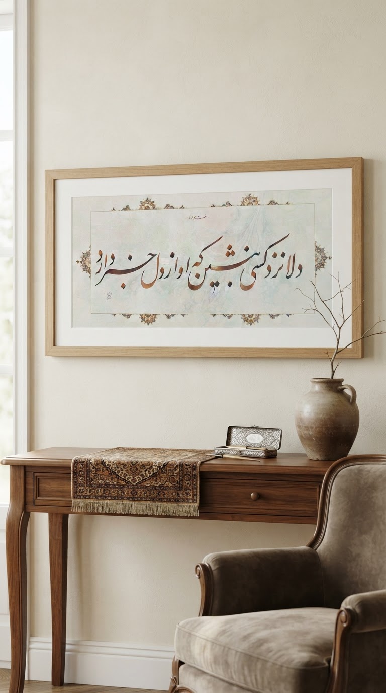 تابلو خط استاد نیکمرام 0884