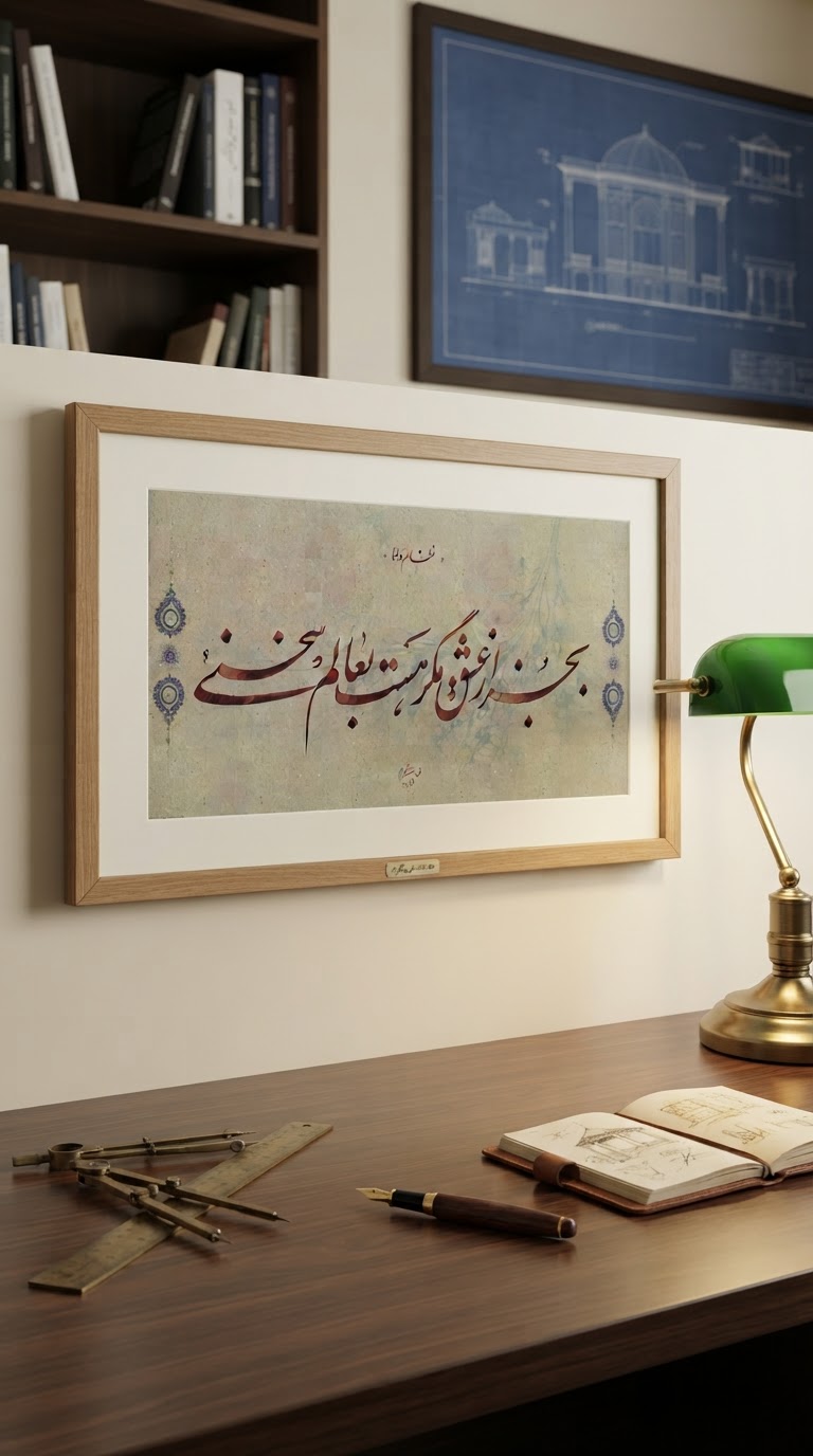 تابلو خط استاد نیکمرام 0900