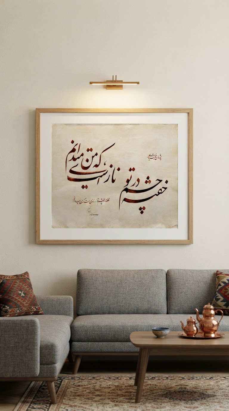 تابلو خط استاد نیکمرام 0961