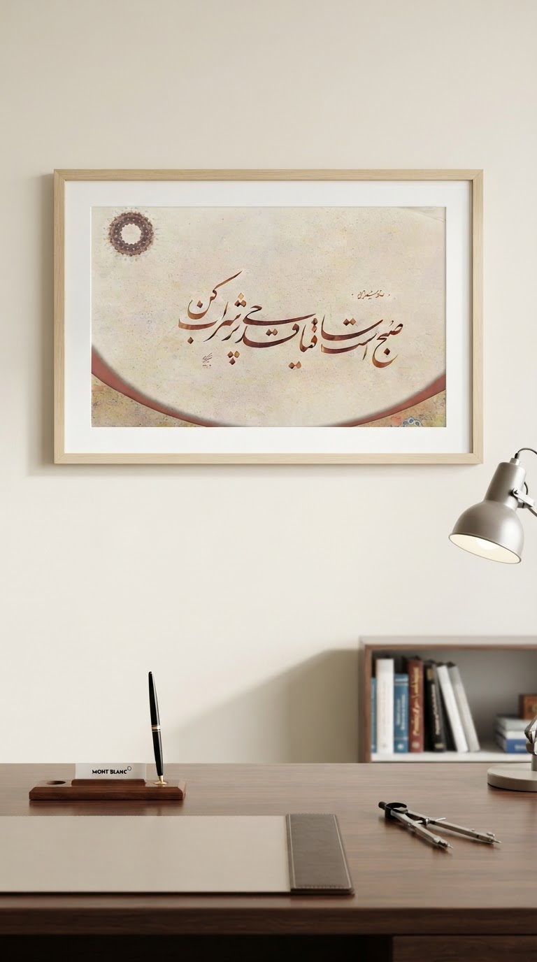 تابلو خط استاد نیکمرام 1010